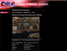 Tablet Screenshot of da-capo-vinyl.de